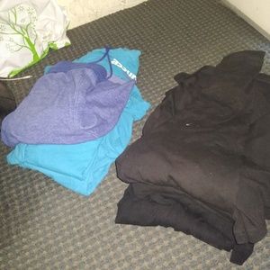 11 white shirts size LG  & MED   and color shirts